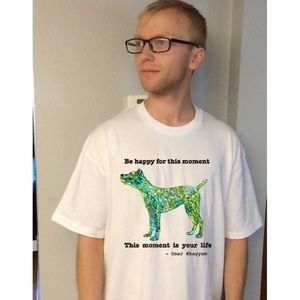 Be Happy For This Moment White Men's T Shirt